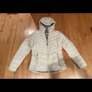 COLUMBIA White Hooded Jacket